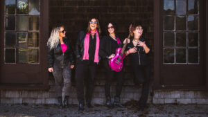 The PriSSillas are 4 women band in hot pink and black