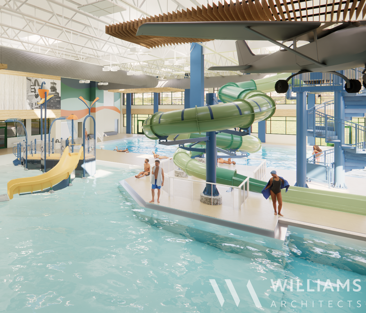 Rendering of Splash Landings renovation/design.